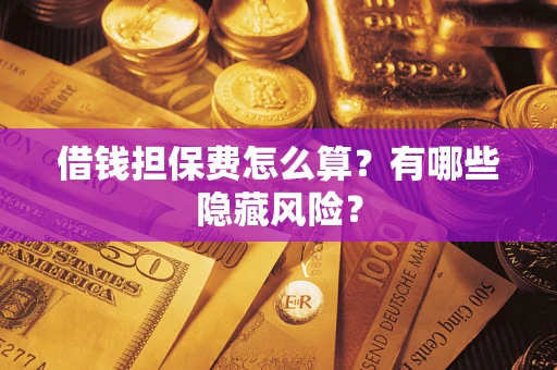 济南借钱担保费怎么算？有哪些隐藏风险？