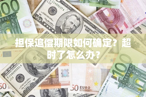 济南担保追偿期限如何确定？超时了怎么办？