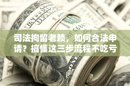 济南司法拘留老赖，如何合法申请？搞懂这三步流程不吃亏！