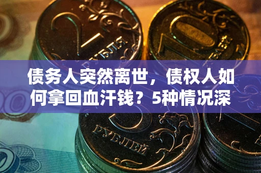 济南债务人突然离世，债权人如何拿回血汗钱？5种情况深度解析
