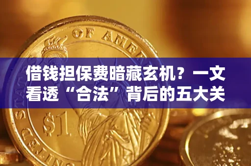 济南借钱担保费暗藏玄机？一文看透“合法”背后的五大关键陷阱