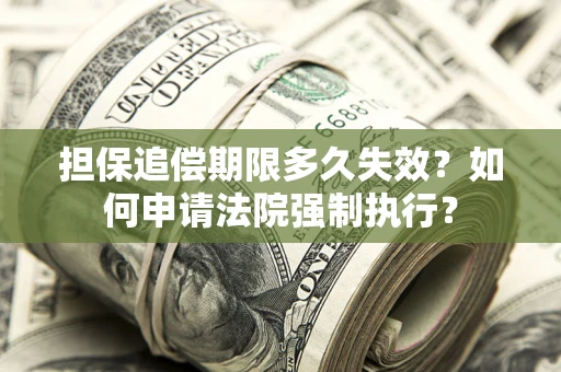 济南担保追偿期限多久失效？如何申请法院强制执行？